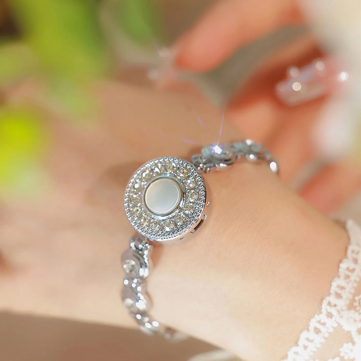 Watch Luxury Fritillary Dial Dress Quartz Watch Gift Watch ADSBIAOYE complex musician Women's Fashion Elegant clamshell 