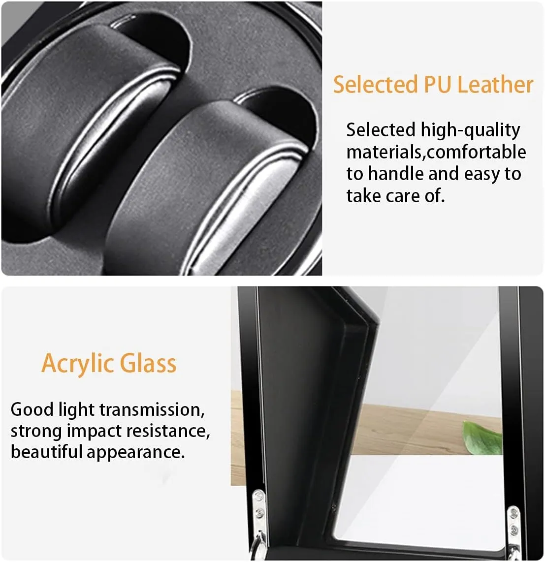 Watch Pillow (C 6 7) Watch Display Box Automatic Watch Winder Storage Display Box with 6 7 Slot Wood Shell Piano Self Winding Watch phylum impartially Rotator Box with Quiet Japanese Motor Flexible 