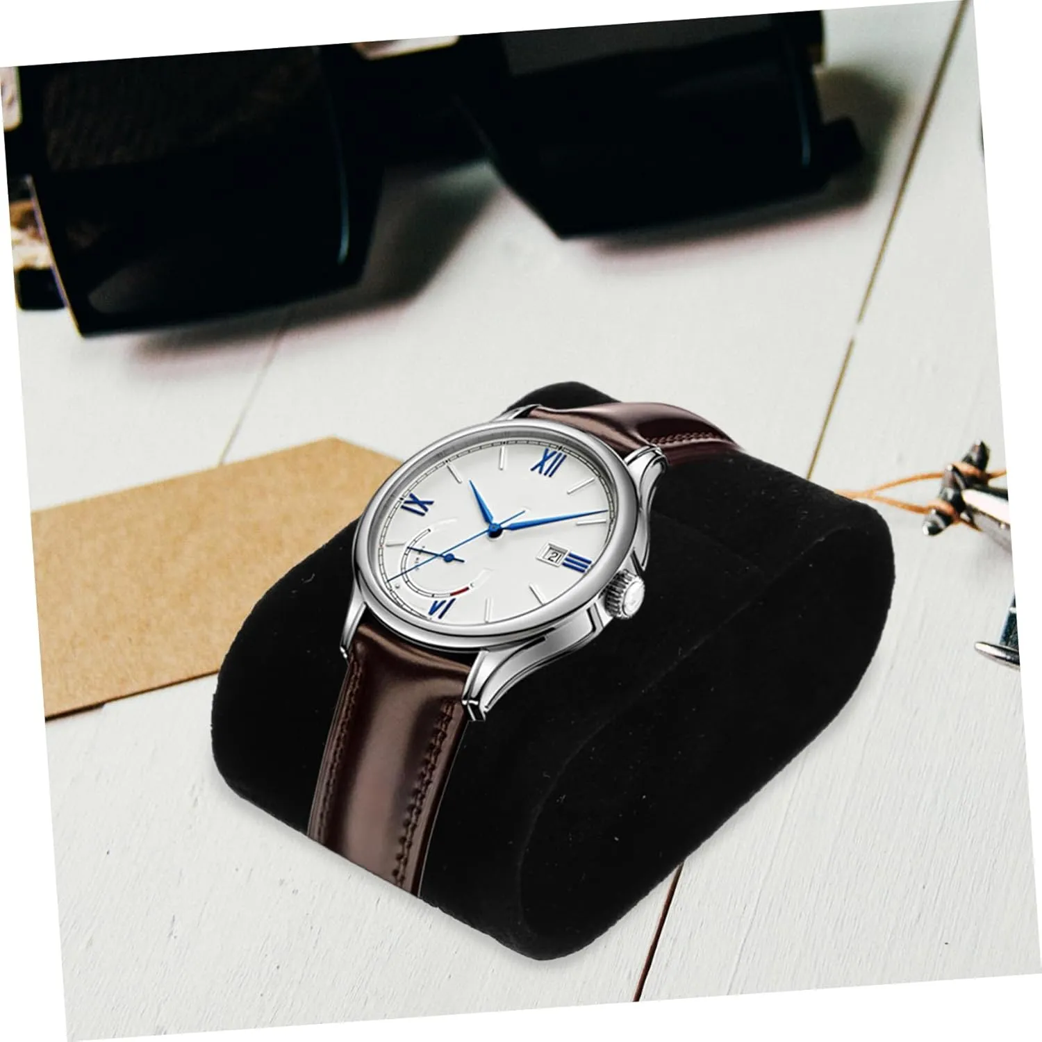 Watch Pillows Jewelry Showcases 6pcs*3 3sets foreshorten Watch Pillow for Bracelets Large Felt 