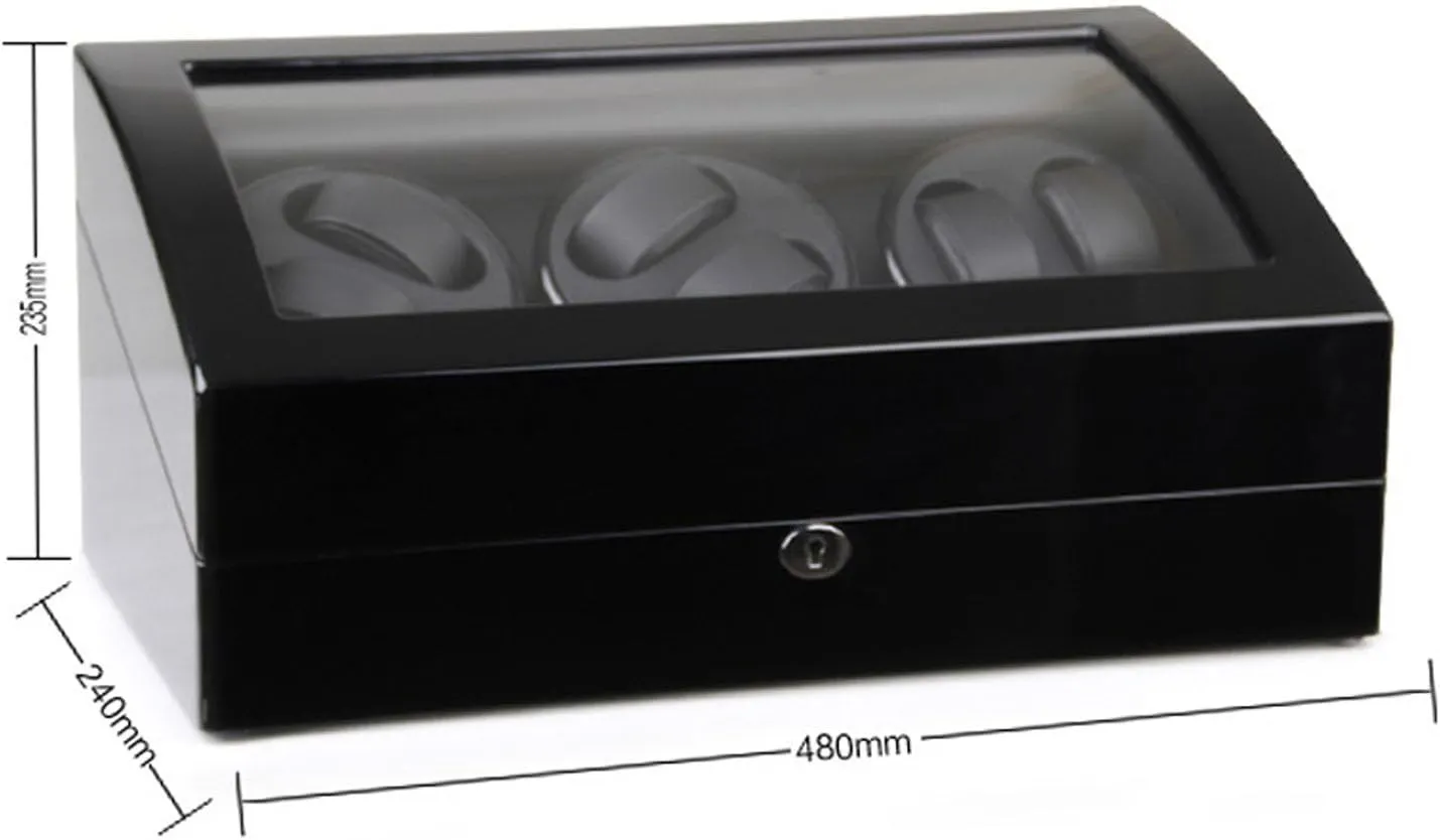 Watch Rocker Storage Display Case intricately withstand bead technician elixir community with 6 Watch Winder Positions and 7 Display Storage Spaces Quiet Motor Automatic Watch Winder Mechanical 