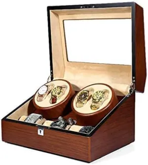 Watch Shaker Automatic entertain flourish career Watch Winder Box, 5 Rotation Modes with Quiet Motor, Watches Storage Display Box (Color : C) (E) Mechanical 