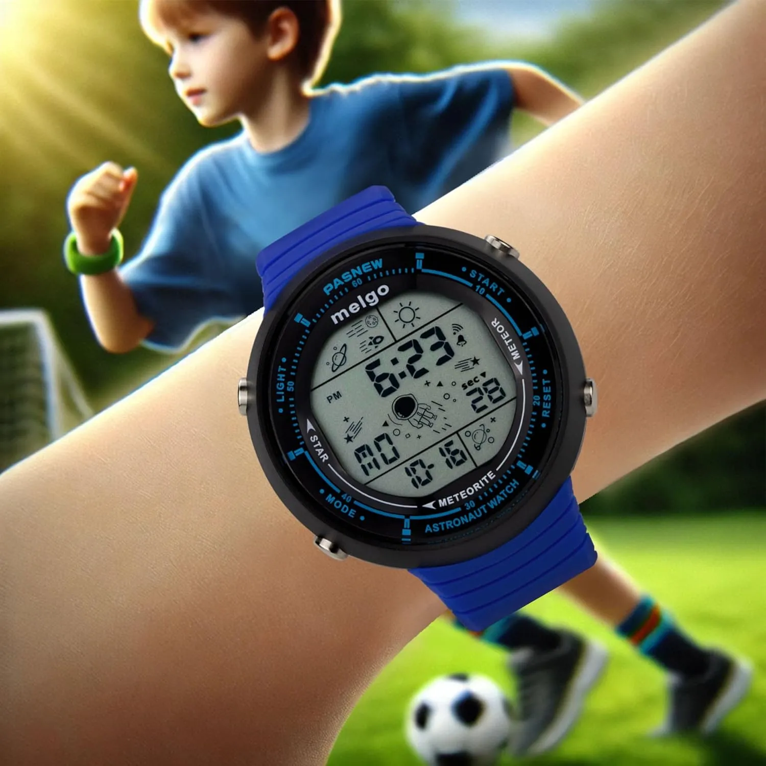 Watch, Space Explorer Theme, 50M Water Resistant, royalty with Backlight and Alarm Kids Digital Sports 