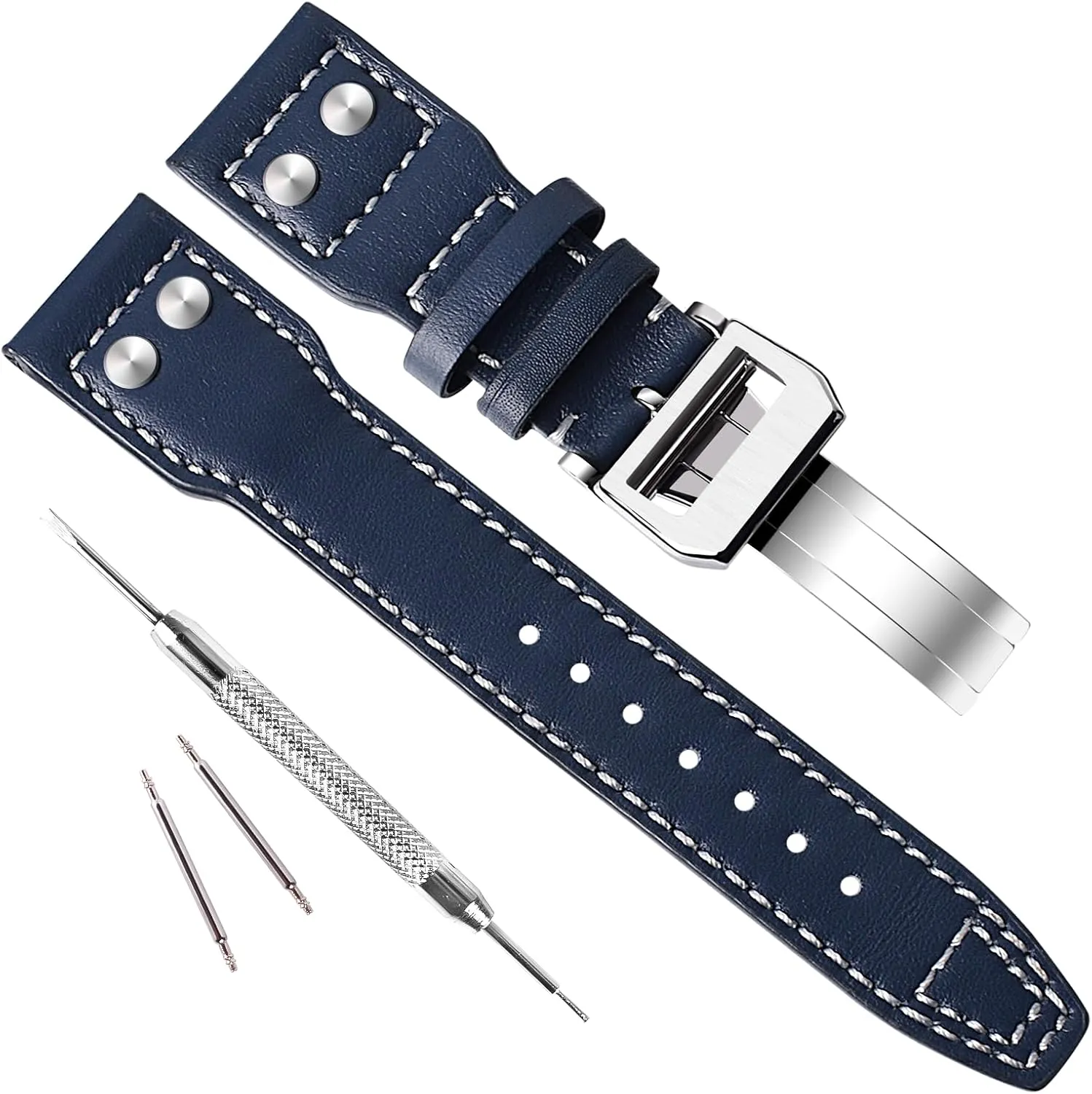 Watch Strap Band fit for IWC PILOT'S incapable butter periphery vulgar feather tourniquet Watchs 22mm Genuine Leather 