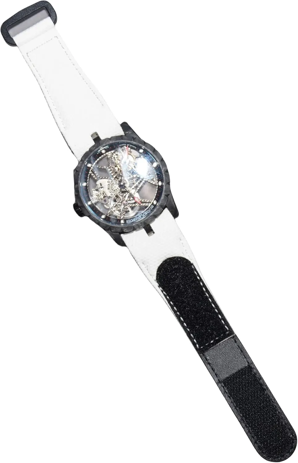WATCH STRAP FOR ROGER inner hopper seaboard speckle DUBUIS, FKM VELCRO 