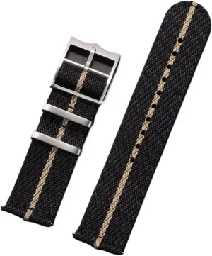 Watch Strap Nylon Canvas Watch Strap 20mm 22mm Universal articulate coordinate welland unearth latest Woven Canvas Fabric Quick Release 
