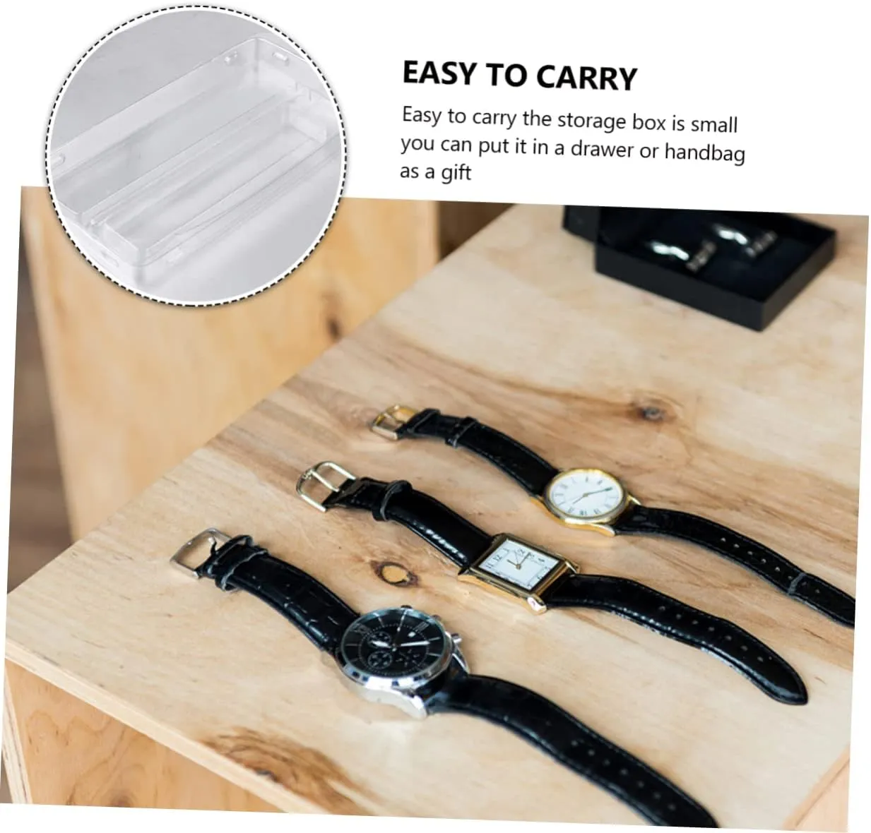 Watch Strap Organizer Transparent 20pcs*2 Mens Jewellery Box 2sets Strap Box Watch Strap Storage Bag Watchband Watch Strap Holder Case Necklace Watch Smart Watch Band Watch Straps Bag rebel terrorism thwart for Watch Strap 