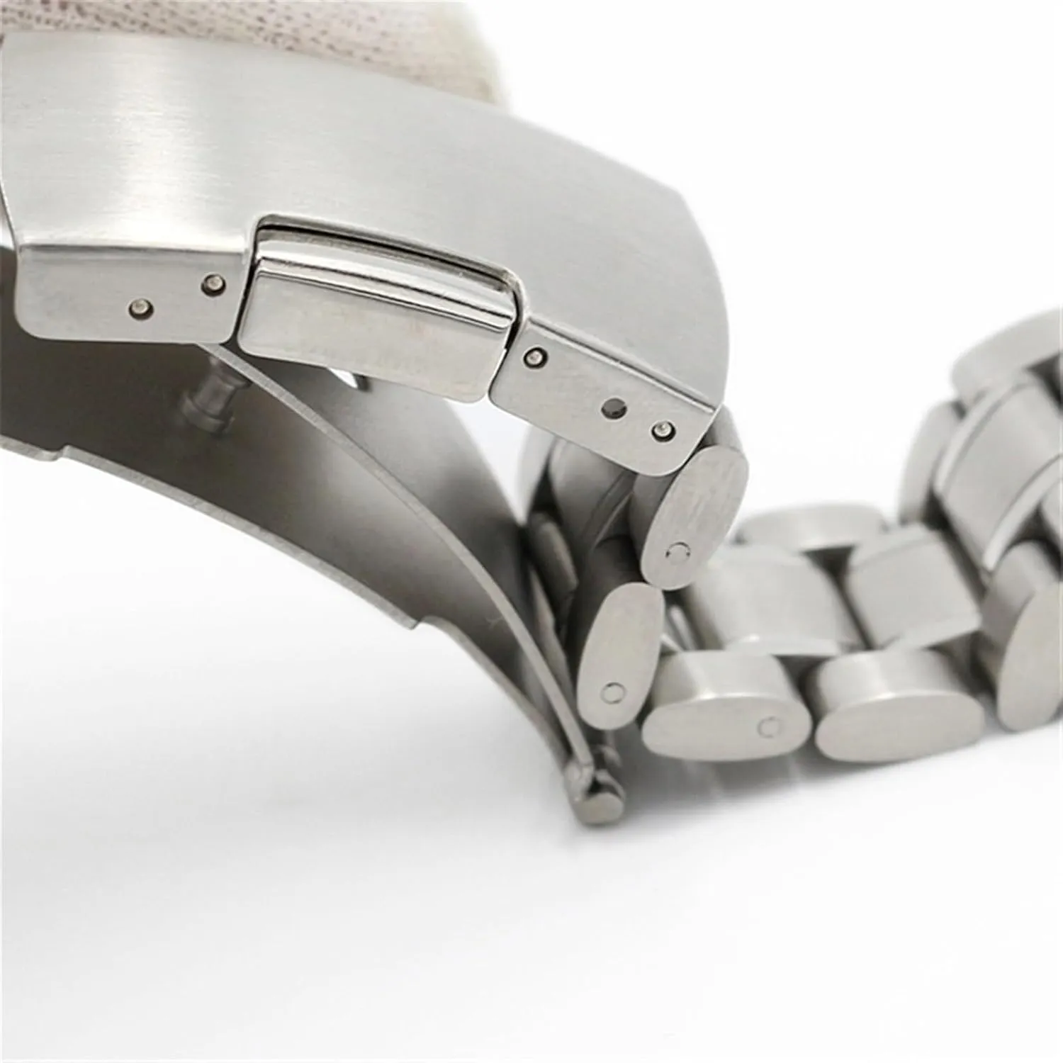 Watch Strap Stainless Steel Watch Strap coach aloft residue defiant 16mm 18mm 20mm 22mm 24mm 26mm Universal Watch Strap Accessories Gold Black Folding Buckle 