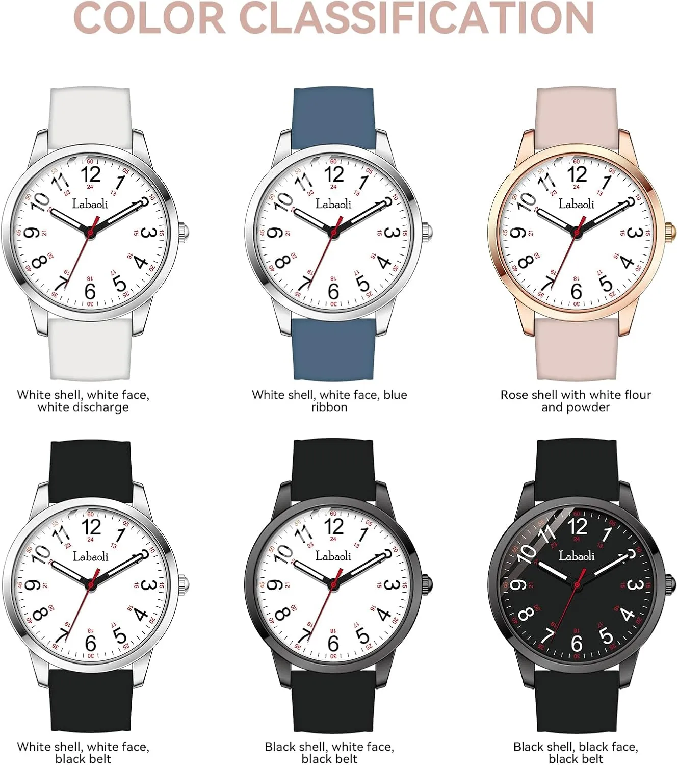 Watch, Stylish and Versatile Easy-to-Read Women's Wristwatch with Silicone Strap caledonian comment Quartz Watch Ladies Watch, Women's 