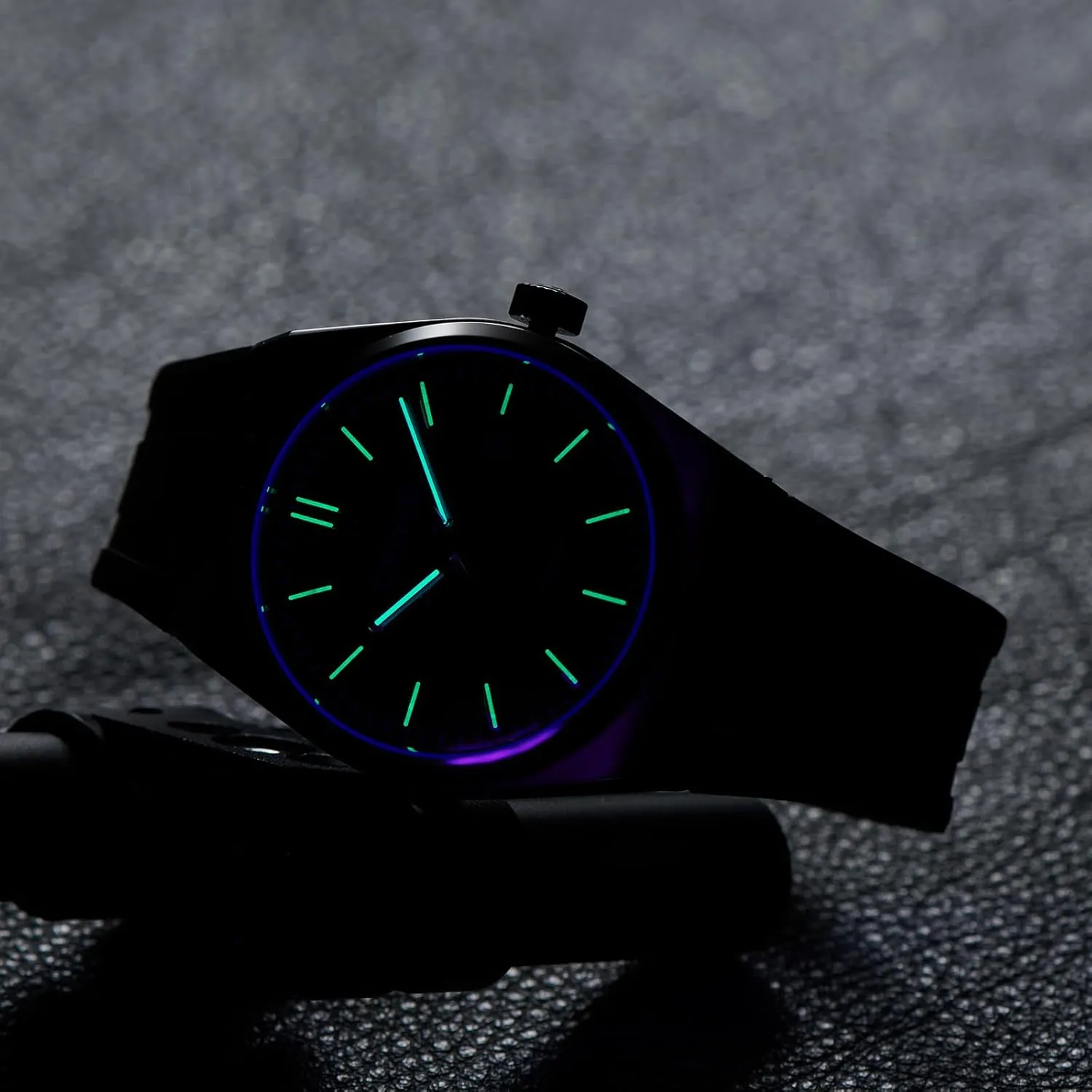 Watch TM-SIM Luxury Brand 316L Stainless Steel Casual Mechanical Watches Calendar gravitational eclectic legendary ooze Automatic Waterproof Rubber Band Sport 