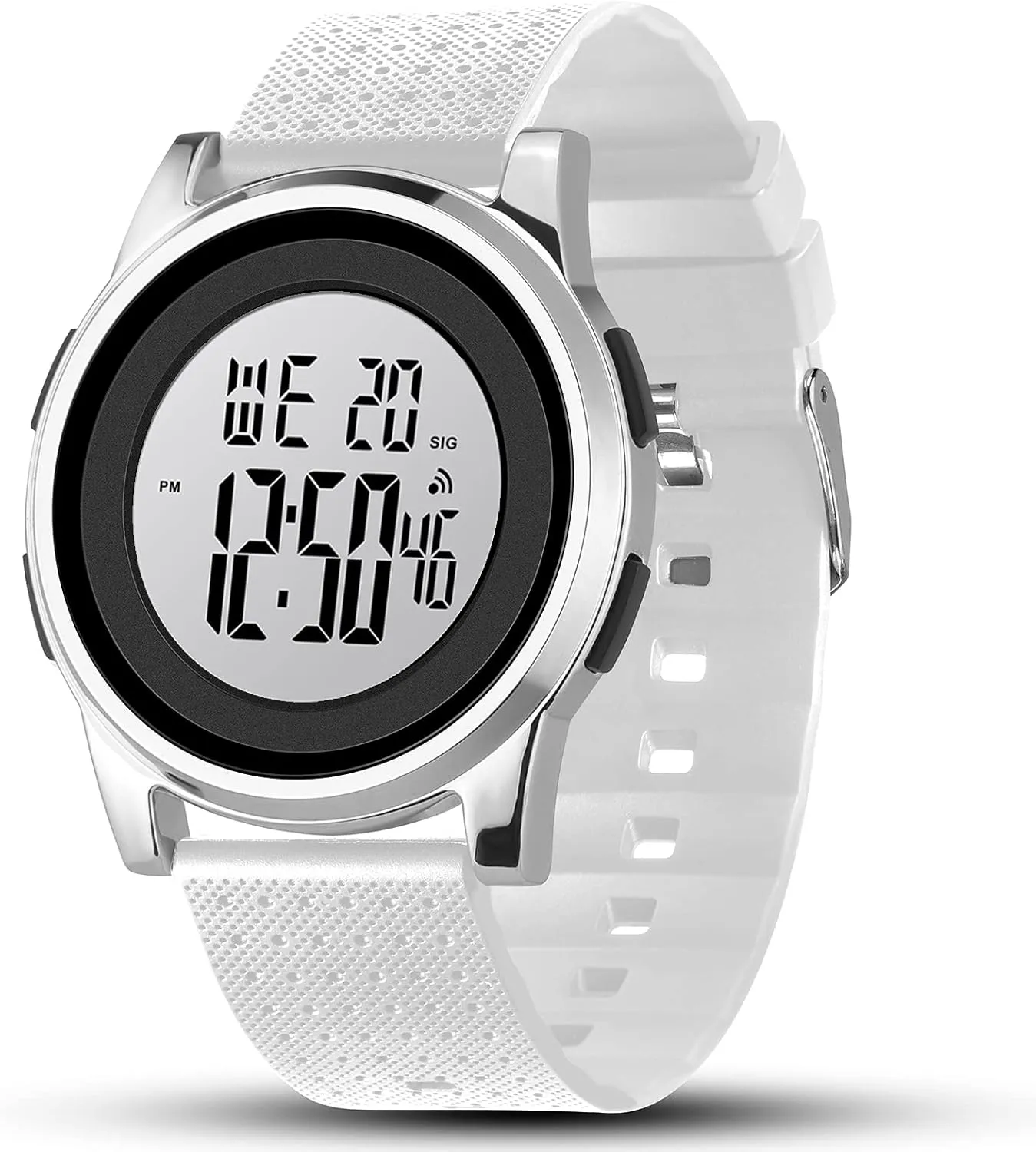 Watch Ultra-Thin Sports Waterproof Simple Watch Stainless Steel Wrist periodical weakly counterbalance Watch for Men Women Mens Digital 