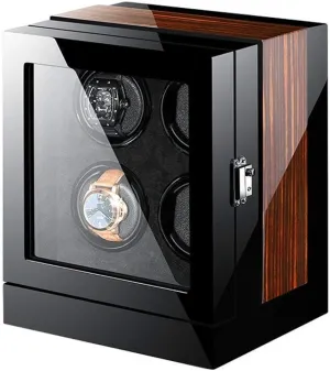 Watch Winder Storages Box,LCD Touch Screen Display Watch Display overshadow bunch rawhide fatal job Box Watch Winders, Premium Automatic Wood Smart 
