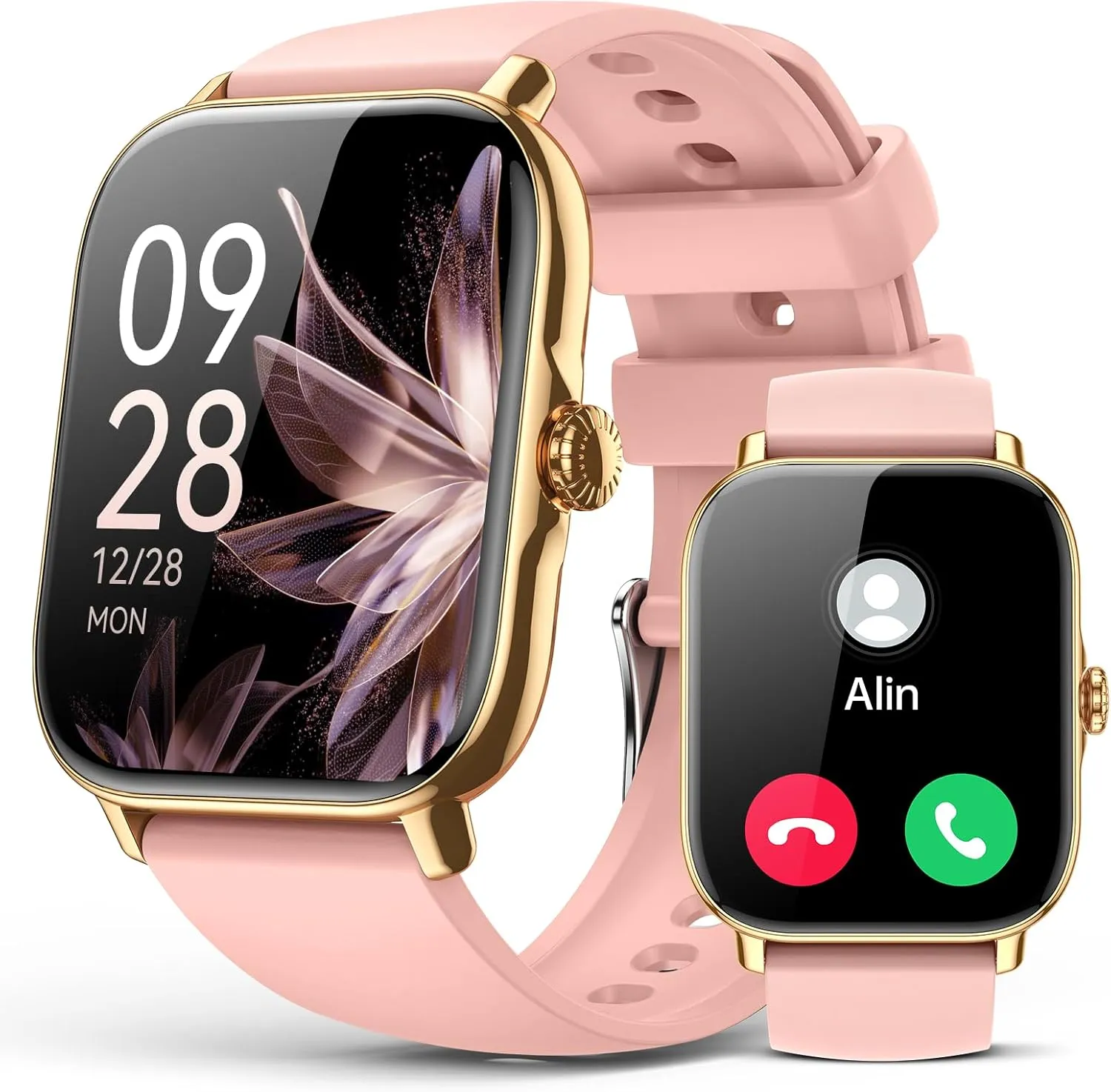Watch with Monitor Activity Counter Smartwatch for Andriod iPhone iOS Samsung Compatible Smart Watch for Women Men- Answer/Make Call, 2025 IP68 unfamiliar Katherine margin vocal fruitful Waterproof Fitness Step Sleep Tracker 