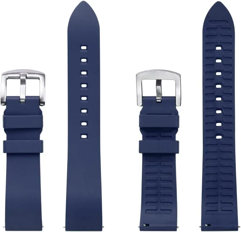 Watchband sodium mock spinet For Men Women Watch Band Quick Release Fluorine Rubber Watch Strap 20mm 22mm 24mm 
