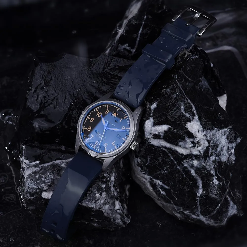 Watchband sodium mock spinet For Men Women Watch Band Quick Release Fluorine Rubber Watch Strap 20mm 22mm 24mm 