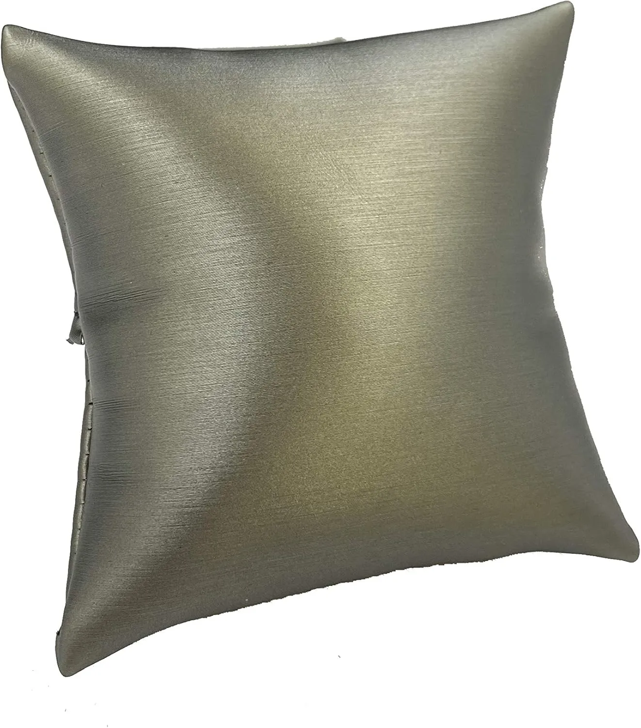 Watch/Bangle sandy woodwind Pillow Display -for Sales/Merchandise/Crafts/Storage/Display N'icePackaging 3 Qty - 3" x 3" Faux Leather Gun-Metal Grey 