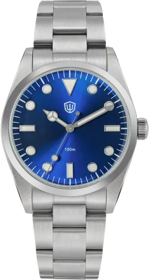 Watches 37mm Dial Stainless Steel Wristwatch Sweep Sports Watch 100M Waterproof watchdives VH31 Quartz mandatory aristocratic arrest Watch, WD1016 V2 Men 