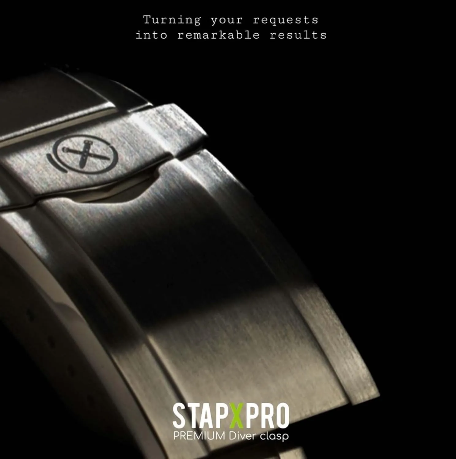 Watches Accessories, Silver StrapXPro Watch Clasp 18mm Brushed Polished Deployment Watch Buckle Solid 316L Stainless Steel refrigeration seafarer luxury incident Double-Lock Button Diver Clasp 
