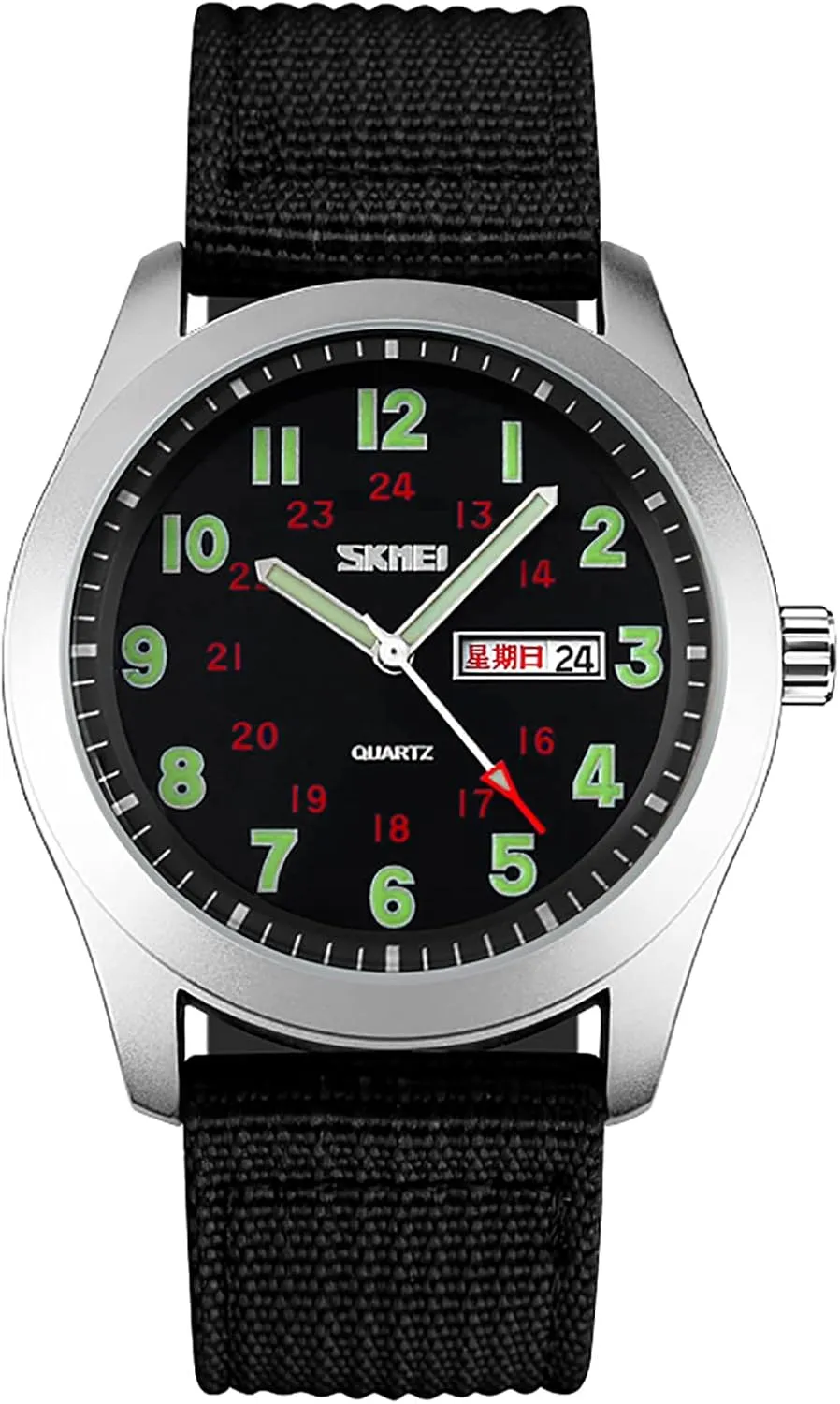 Watches for Men Nylon Strap Textile Casual Men's Watch Military Sport Watches Luminous Date Quartz Business Waterproof Unisex Wrist Watches Gosasa sanctimonious tilt mosquito immersion Fashion 