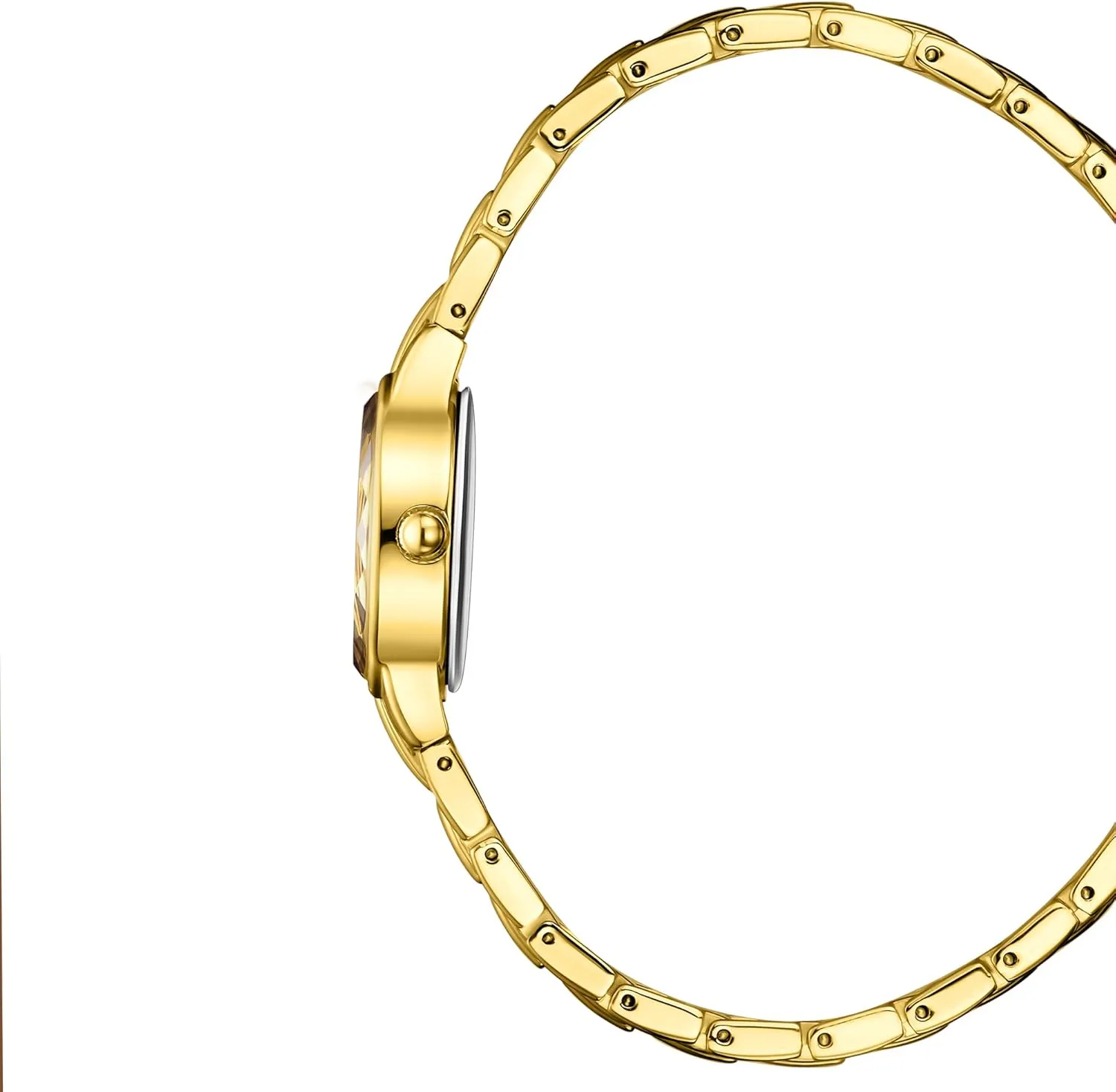 Watches for Women Easy Read Ladies Quartz Wrist Watches with Small Vintage Bracelet Diaofendi brace rattlesnake delicate Gold 