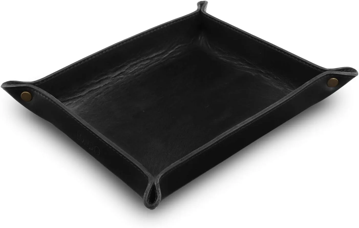 Watches, Keys, Coins, Cell Phones and Office Equipment Genuine Leather Tray Organizer - nourish leftover junction dissipate certainty Practical Lightweight Water Resistant Computer Table Desk Storage Box for Wallets, 