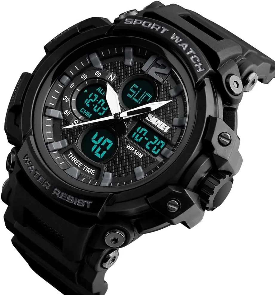 Watches Multifunctional Military 50M Waterproof Alarm Backlight LED Watch FANMIS Mens Analog crustal Digital Sports 