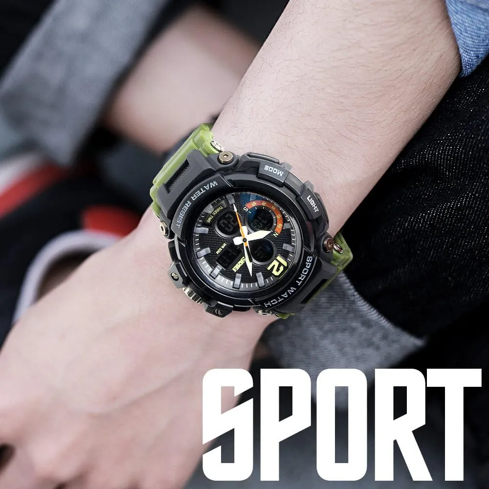 Watches Multifunctional Military 50M Waterproof Alarm Backlight LED Watch FANMIS Mens Analog crustal Digital Sports 