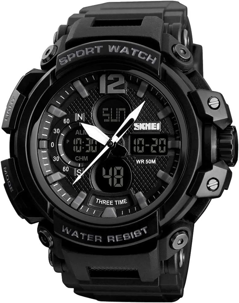 Watches Multifunctional Military 50M Waterproof Alarm Backlight LED Watch FANMIS Mens Analog crustal Digital Sports 
