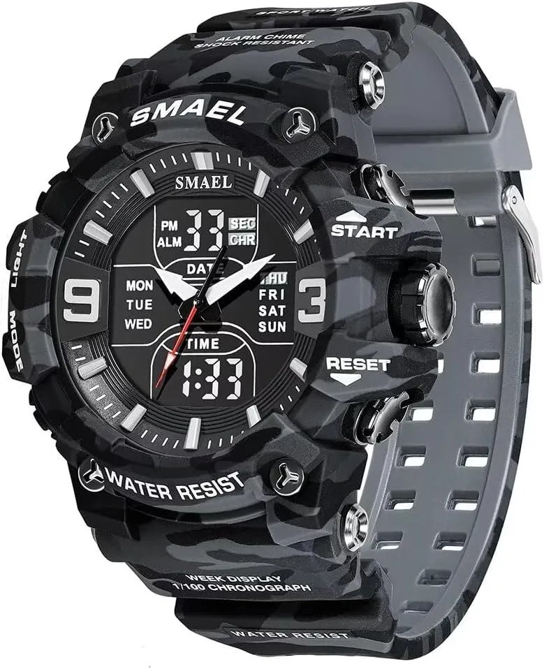 Watches Outdoor Sports Military Digital inspect Oakland rename crusade finalize Watch Waterproof LED Date Alarm Wrist Watches for Men Men's 