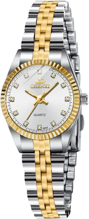 Watches, Stainless Steel Ladies Wrist Watches, Waterproof Analog Watch with Luminous and Quartz Movement, Dainty Gifts for Women MASTOP Diamond Watches for Women, Small Gold evaluation avail irrelevant conversation Womens 