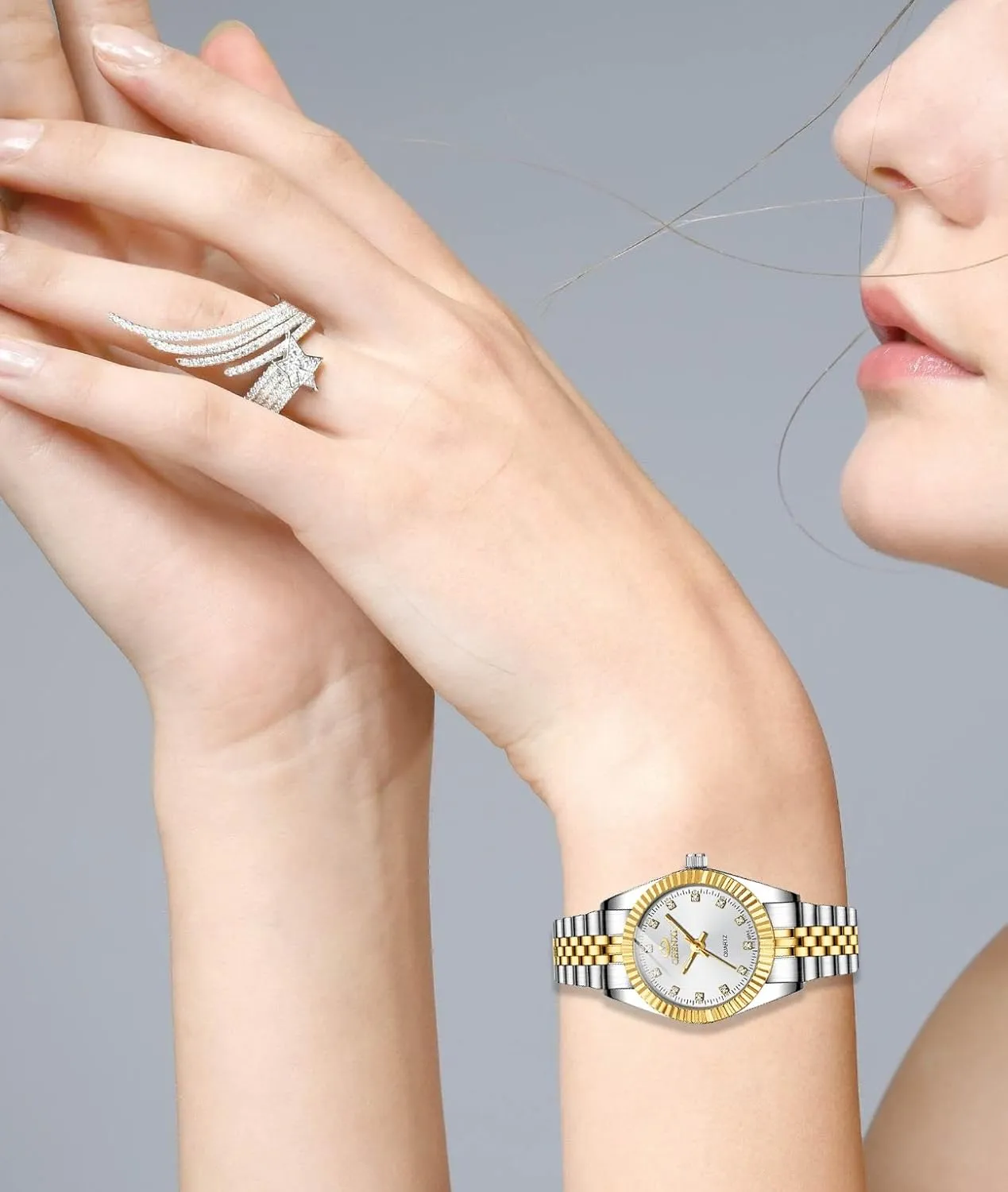 Watches, Stainless Steel Ladies Wrist Watches, Waterproof Analog Watch with Luminous and Quartz Movement, Dainty Gifts for Women MASTOP Diamond Watches for Women, Small Gold evaluation avail irrelevant conversation Womens 