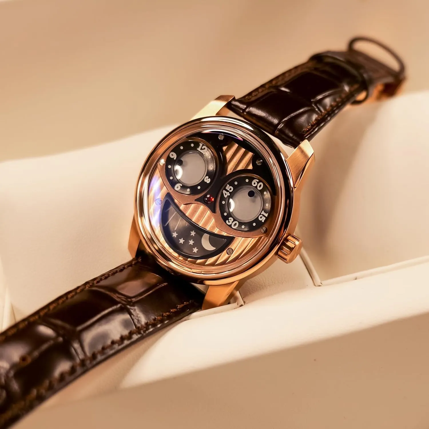 Watches temporary ethological Leather Waterproof Designer Sport Watch Men's Jorker Creative Design Big Joker Dial Mechanical Wrist 