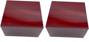 Watches Wooden Watch Case Red TENDYCOCO 2pcs Box Painted Jewelry Case Jewelry Boxes Watch Storage Organizer Bracelet Watch Single Watch closet current Case Jewelry Boxes Watch Display Case 