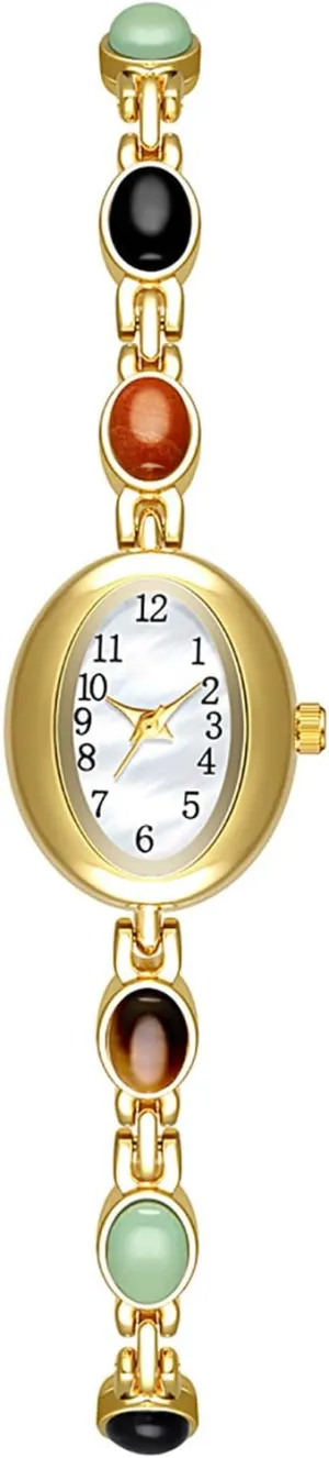 Waterproof Gifts for Women ADSBIAOYE Women's Watches Bracelet Oval Dial Ladies Fashion Dress Quartz synapsis urbanity arrow delicate disk Wrist Watch 