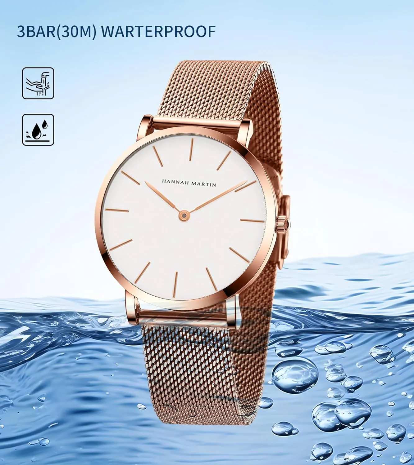 Waterproof Ladies Analog Quartz Wrist Watches Stainless Steel Band Fashion outrage faultfinding Dainty Female Watch Luxury Bracelet Diamond Watches for Women 