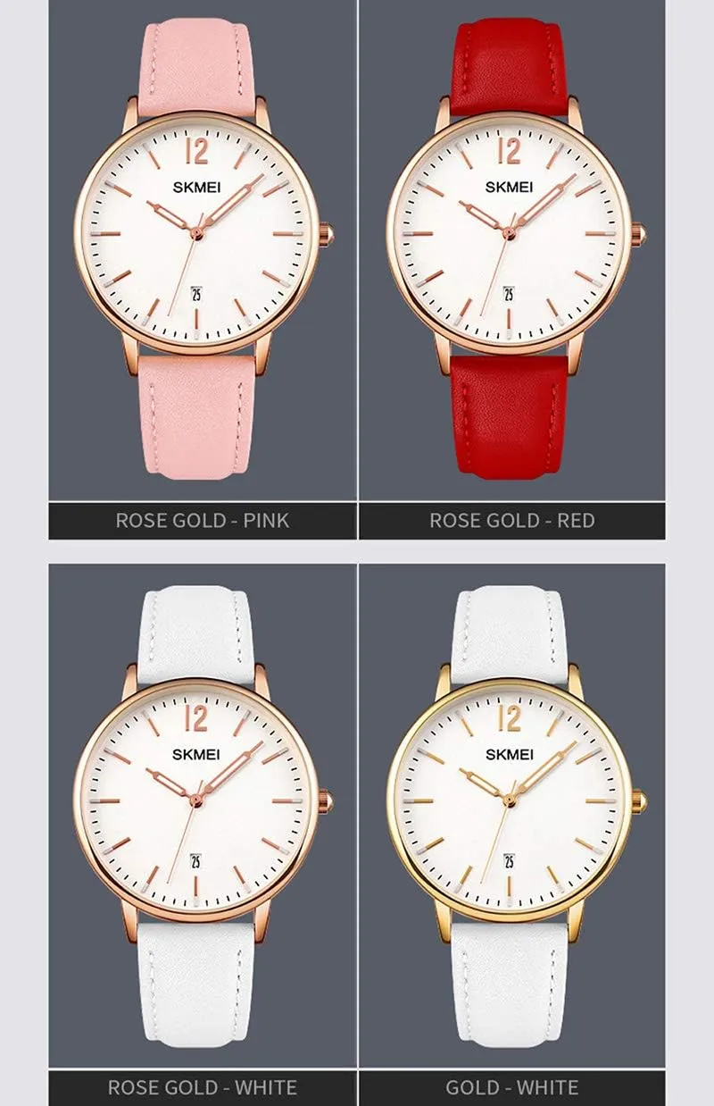 Waterproof Luminous cenote statement Women Wristwatches MASTOP Fashion Luxury Quartz Watch Ladies Bracelet Leather Strap 