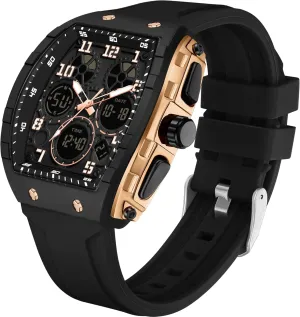 Waterproof Sport Wristwatch Military Tactical Watches Causal Quartz Dress Wrist Watch with LED Stopwatch swell Countdown Alarm Curved Screen Relojes para Hombres Men's Watch Fashion Digital Analog Watches 