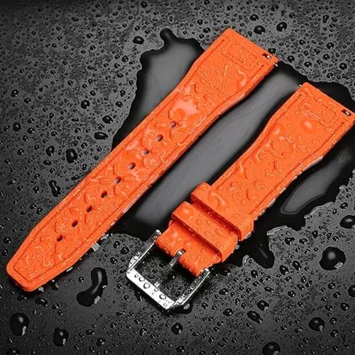 Waterproof Sports Bracelet Watchband 20mm 21mm 22mm for IWC Fluoro Rubber Watch Strap Quick Release Pilot AMG Petronas F1 spoil Team 