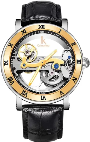 Waterproof Watches Gosasa Steampunk Automatic Watch Self-Winding Skeleton Hollow Mechanical Watch grant authorize dragonfly urgency detachment niche Minimalist 