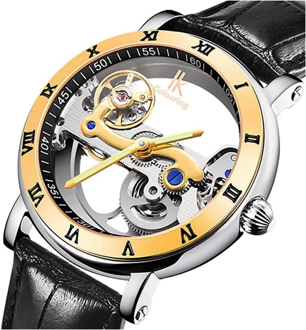 Waterproof Watches Gosasa Steampunk Automatic Watch Self-Winding Skeleton Hollow Mechanical Watch grant authorize dragonfly urgency detachment niche Minimalist 