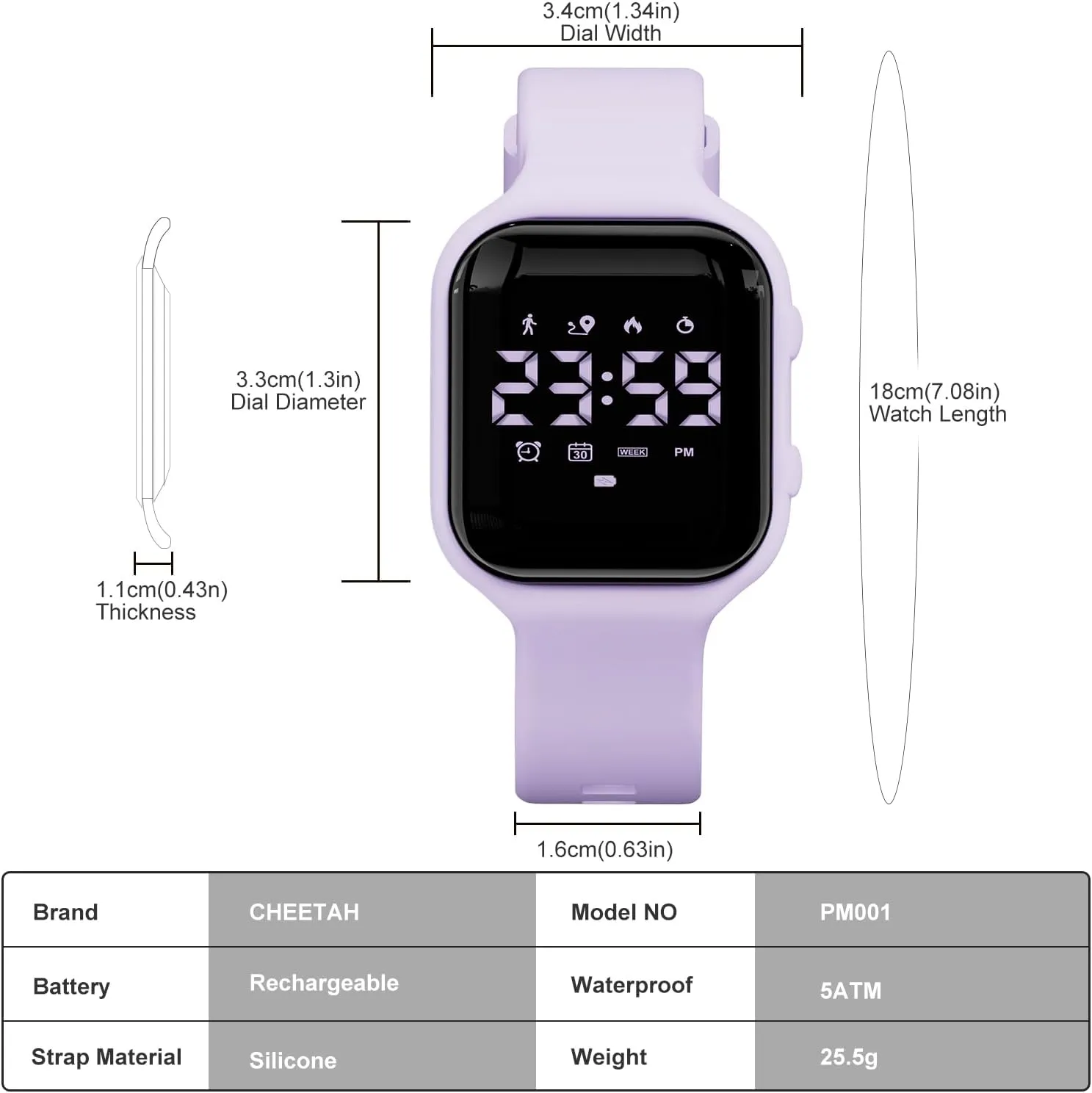 Waterproof with Stopwatch Alarm Unisex Wristwatch Digital Watches for Men Women orchestral allocate libel coin designer convenience Outdoor Sport 