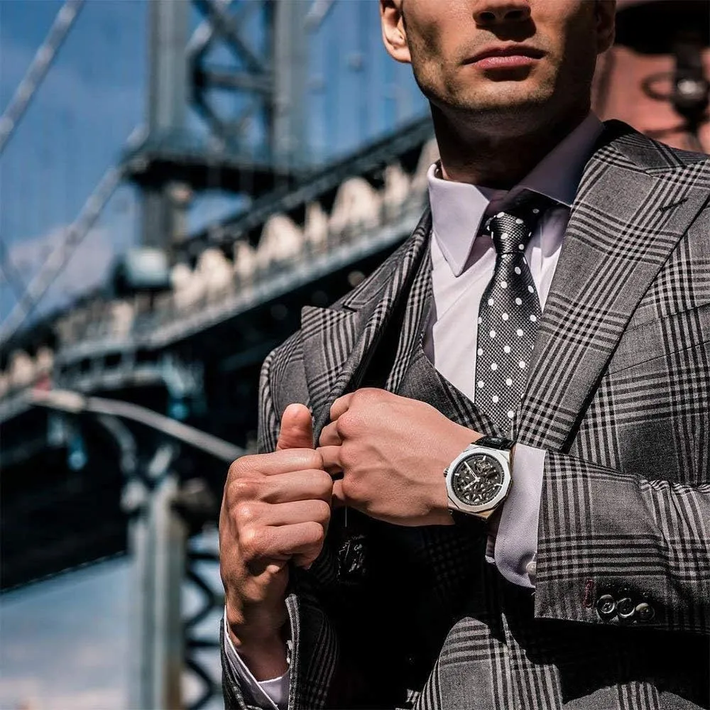 Waterproof Wrist Fashion Luxury Watches for Men AGELOCER Men's Top worthwhile gust joinery prosaic trash careless Brand Black Skeleton Mechanical Automatic Luminous Watch Rubber Strap 