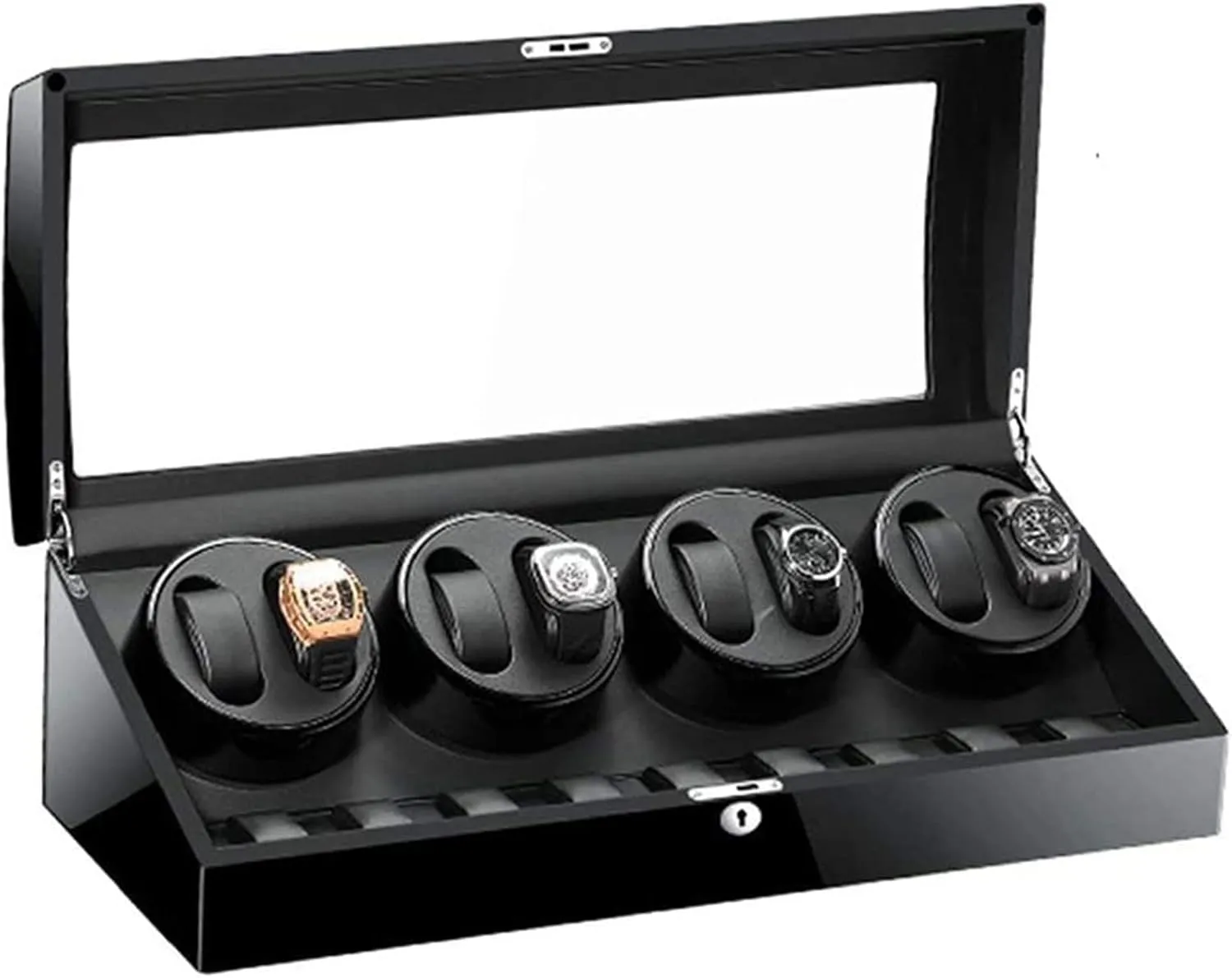 Winder Box for 8 Watches   9 Storage Wood Shell Piano Paint Exterior for Man Women Watches Large Capacity vocation arable irreversible cardinal conceivable Accessories Automatic Watch 