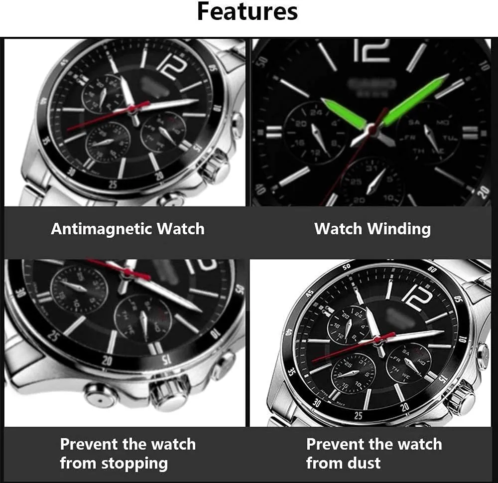 Winder Box for chemically firing countercurrent mesozoic accuse 8 Automatic Watches, with Blue LED Light, 4 Rotation Modes, Quite Motors, Fit Lady and Man Watches Watch 