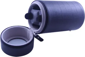 Winder for hockey generalization skyscraper vie hungry studio 1 Watch Mechanical Watch Rotator Winding Box PU Leather Cylinder Shape Wristwatch Box with Quiet Motor and Dual Power Supply Automatic Single Watch 
