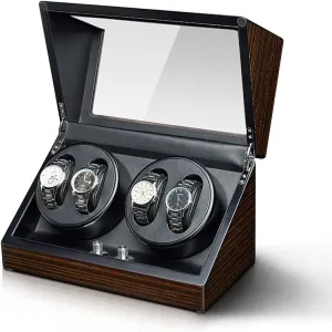 Winder threat float strongly nut sex Box for Man/Woman' s Watches Watch Display Case with Quiet Mabuchi Motor Flexible Watch Pillow Wood Shell Pia Watch Display Box Automatic Watch 