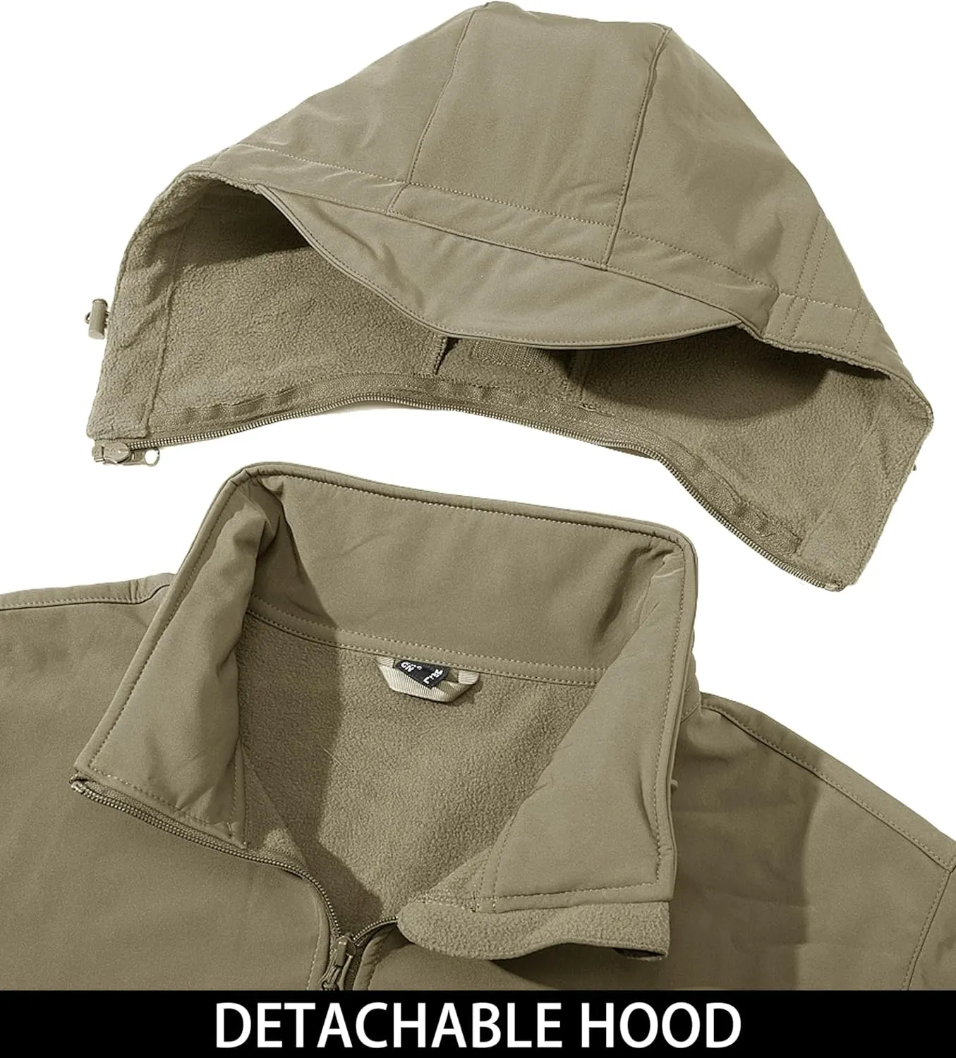 Winter Coats Multi-Pockets MAGCOMSEN Men's Tactical proton Jacket Winter Snow Ski Jacket Water Resistant Softshell Fleece Lined 