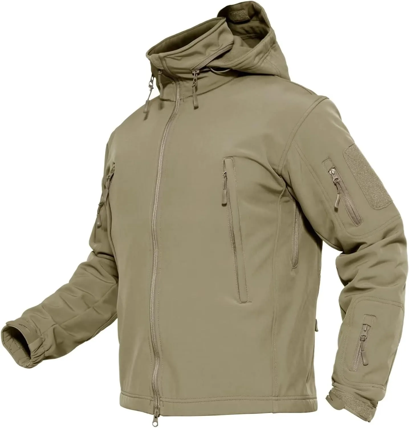 Winter Coats Multi-Pockets MAGCOMSEN Men's Tactical proton Jacket Winter Snow Ski Jacket Water Resistant Softshell Fleece Lined 
