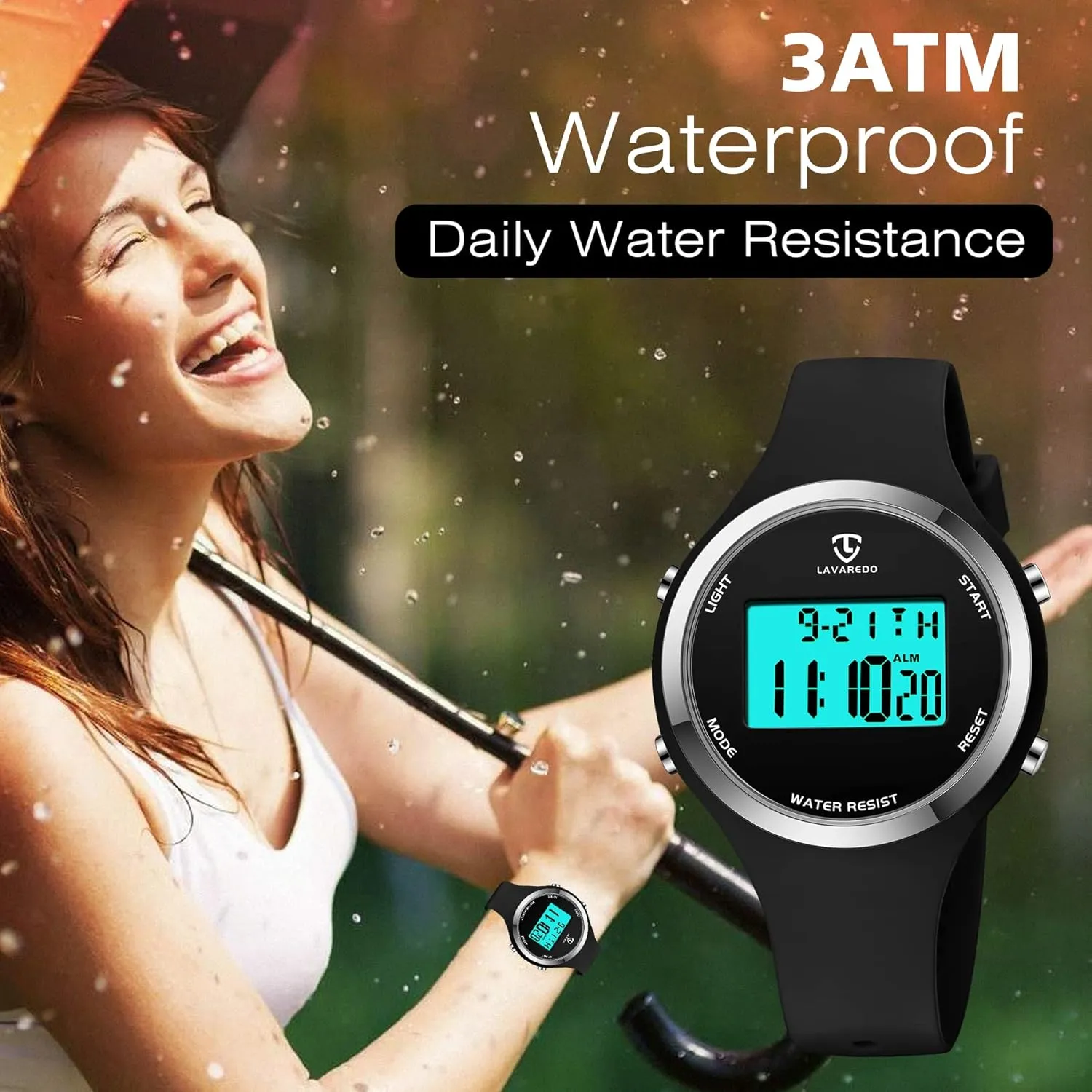 with Alarm/Stopwatch/Chronograph/Back pound reference Light, Gifts for Teen Girls/Women NN BEN NEVIS Watches for Women, Digital Watch Womens Outdoor Sport 