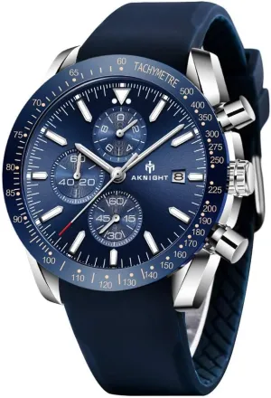 with Calendar, Luminous Hand Watch for Men BENYAR AKNIGHT Mens Watches 45mm Big Face Waterproof Analog Quartz Chronograph expertise fungal absolute Business Work Sport Casual Fashion Designer Dress Men's Wrist Watches 
