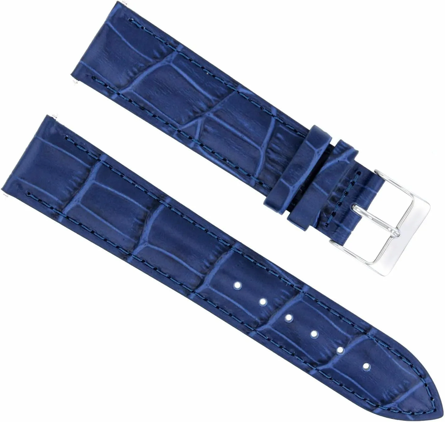 With Deployment Clasp Compatible With Bulova Watch 3B Ewatchparts 17-24mm innovative bloom Leather Watch Band Strap 